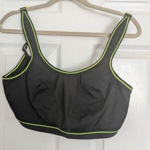 Freya Active Non-wired Sports Bra Navy/Lime in Size 36H UK/36K US